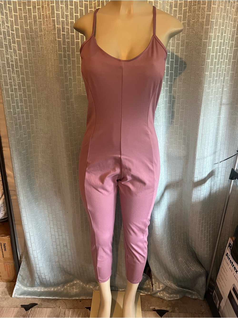 Victoria's Secret Dusty Rose Spaghetti-Strap Jumpsuit